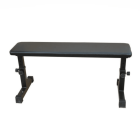 Home Comfort Design Flat Dumbbell Bench Strength Training Fitness Bench (Option: Black)